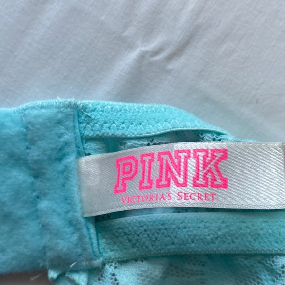 Victorias Secret XS Lace Bralette Baby Blue - Picture 6 of 8